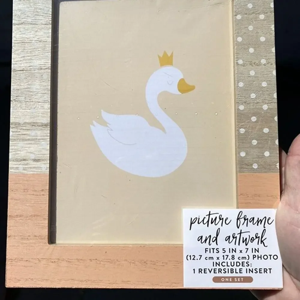 Horizon Kids Room Swan Ballet Peach and White Picture Frame 5x7 Target Brand